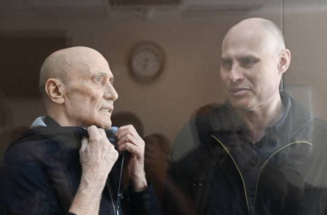 Russia: Pavel Maslovsky and Kirill Yakubovsky in the courtroom in Moscow