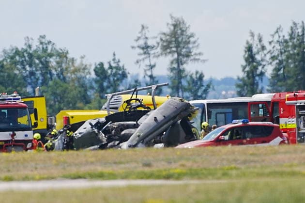 Czech Republic: Venom helicopter crashes at Namest nad Oslavou airbase