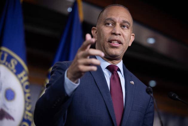 USA, Hakeem Jeffries’ press conference in Washington
