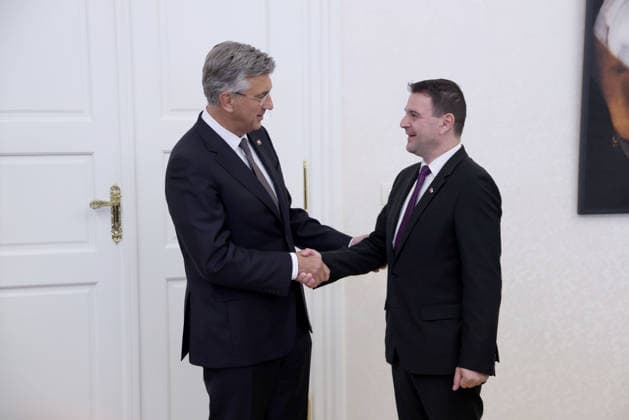 Croatia: Andrej Plenkovic welcomes Petr Macinka
