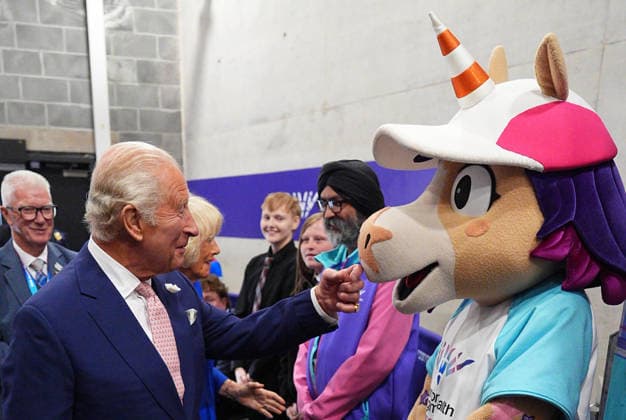 The Royals: King Charles III at a reception ahead of the opening of the 2026 Commonwealth Games in Glasgow