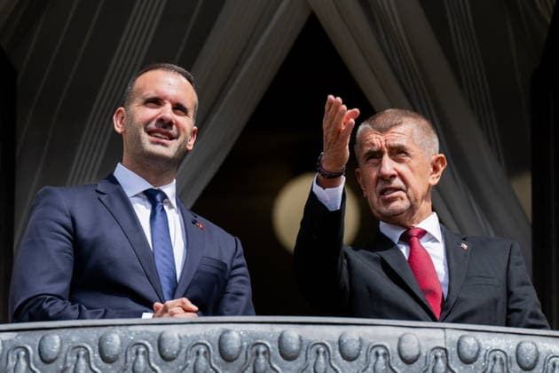 Czech Republic: Andrej Babiš welcomes Milojko Spajic to Prague