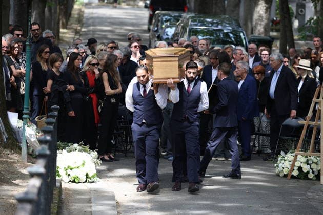 Celebrity, the funeral of Françoise Coquet in Paris