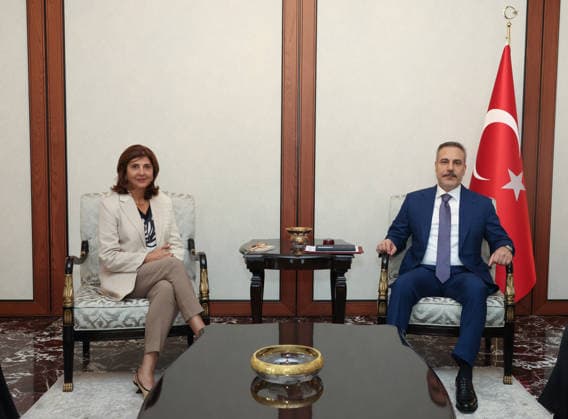 Turkey: Hakan Fidan meets Maria Angela Holguin Cuellar in Ankara