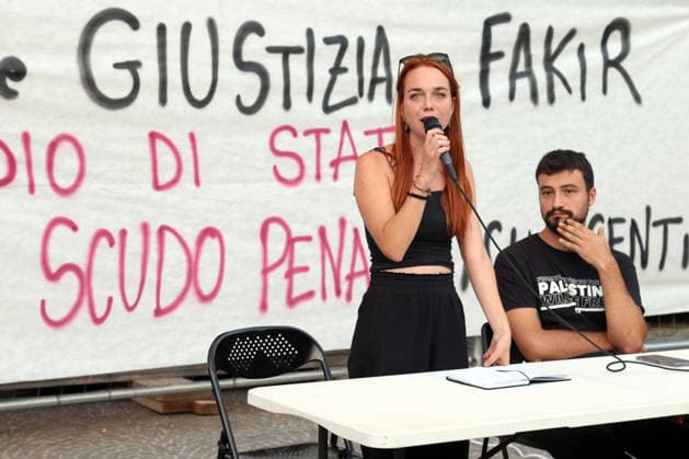 Italy: Potere al Popolo rally in Bologna to commemorate Abderrahim Fakir