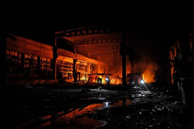 War in Ukraine, Russian drone attack on Zaporizhzhia