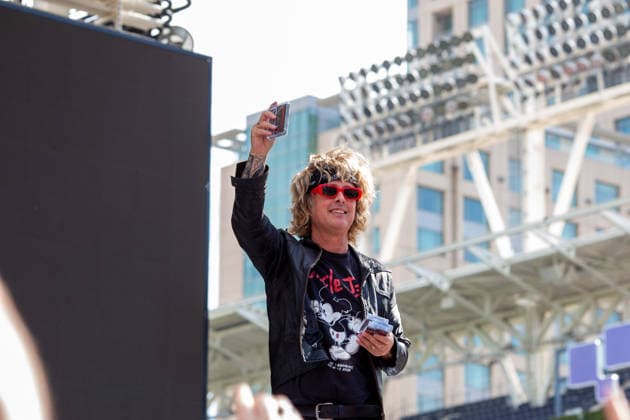 Celebrity: Billie Joel Armstrong visits San Diego Comic-Con
