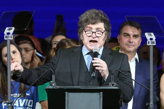 Argentina’s President Javier Milei causes a diplomatic row in Brazil, archive footage