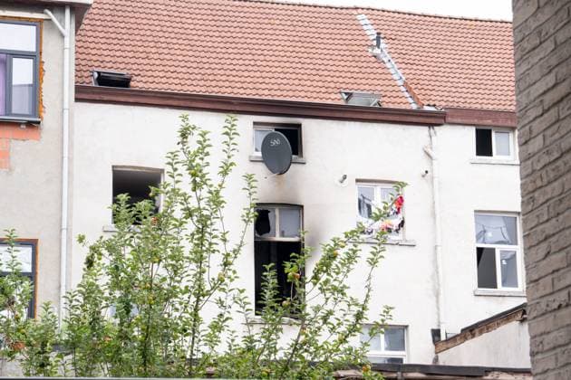 Belgium, fire in a residential building in Schaerbeek, Brussels