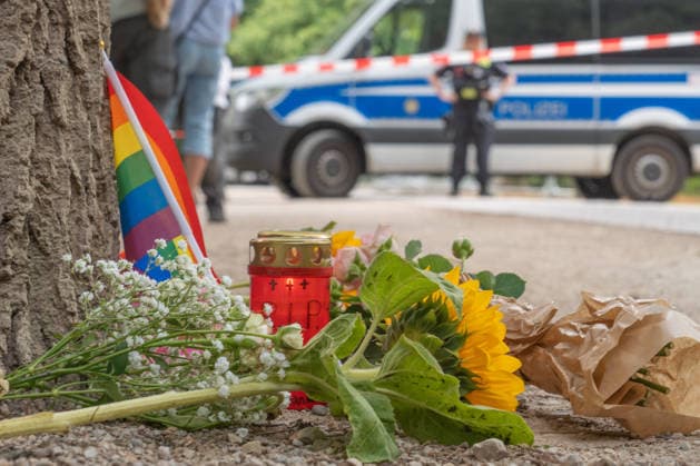 Berlin, attack on Christopher Street Day, mourning in the wake of the CSD attack