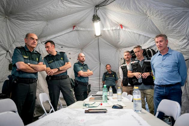 Forest fires in Spain, impressions from Madrid, operations centre #5