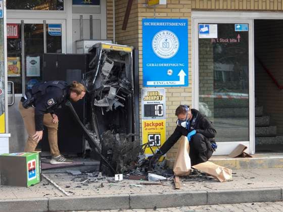 Schleswig-Holstein: ATM blown up in Glinde