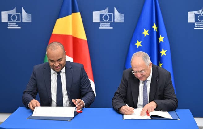 Brussels, the EU and the Seychelles sign a protocol to renew their Sustainable Fisheries Agreement