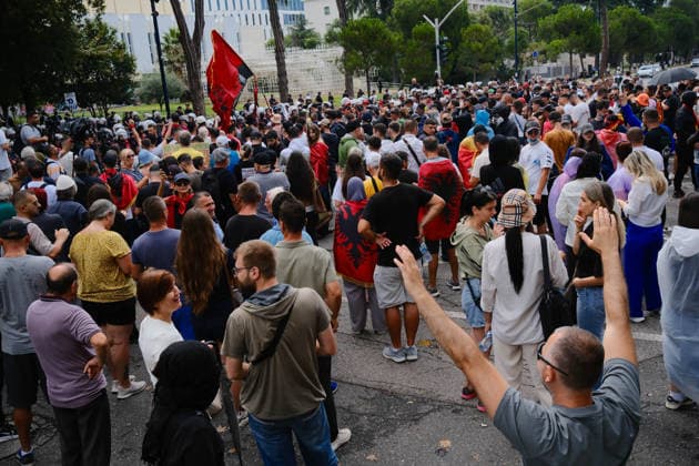 Albania: Anti-government protests in Tirana