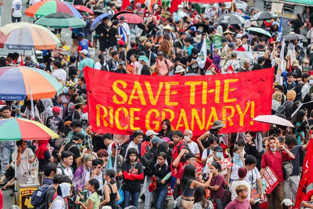 Philippines: Anti-government protests in Quezon