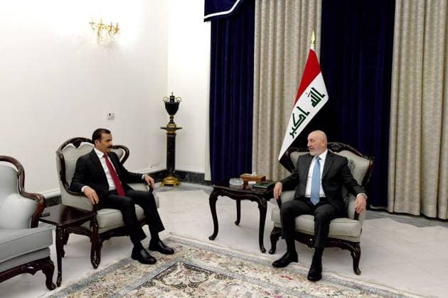Iraq: Nizar Amidi welcomes Mahmoud al-Qaisi in Baghdad