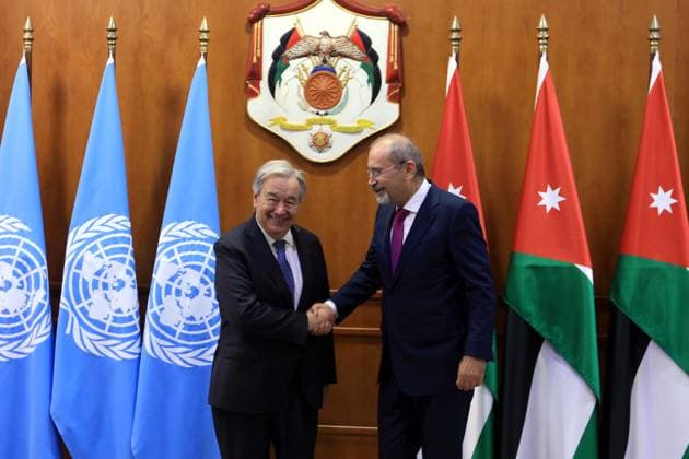 Jordan, visit by Antonio Guterres