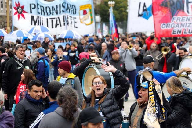 Argentina: Protests against the visit of IMF Managing Director Kristalina Georgieva