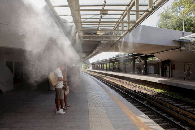 Greece, heatwave in Athens