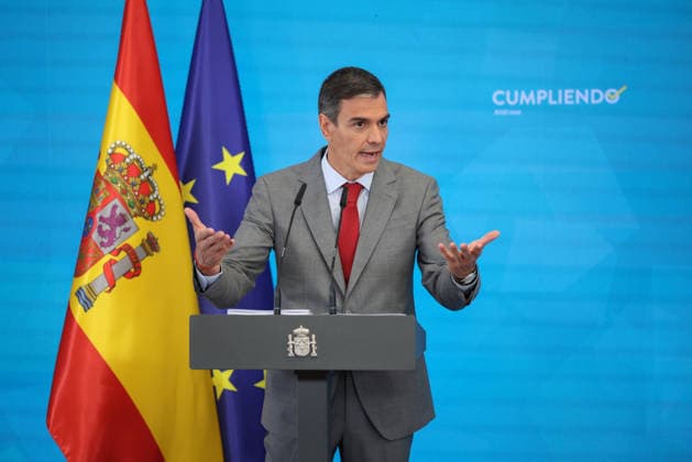 Spain: Pedro Sánchez’s press conference in Madrid