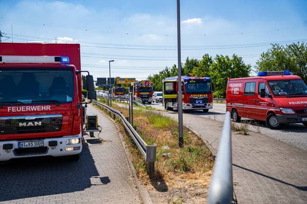 Hesse: Fire at a warehouse in Bad Soden