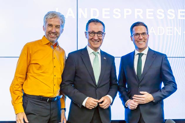 Baden-Württemberg: State press conference with Cem Özdemir, Manuel Hagel and Boris Palmer in Stuttgart