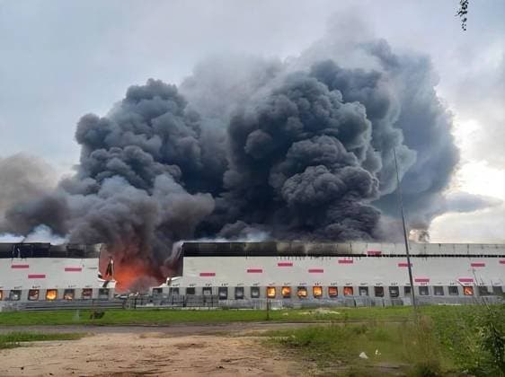 Russia: Wildberries facility in Ryazan ablaze