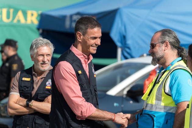 Spain, wildfires, Pedro Sánchez visits the crisis management team