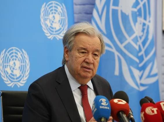 United Nations in New York, Antonio Guterres press conference