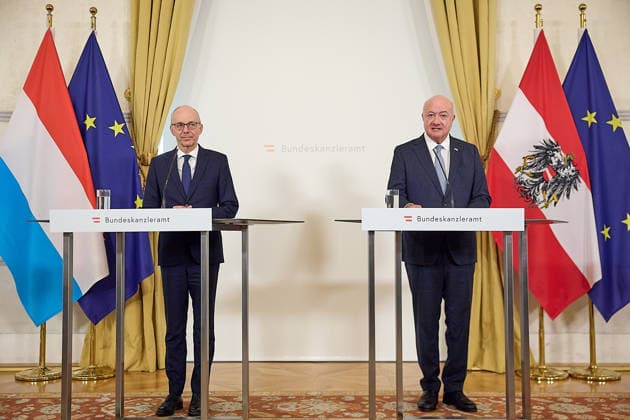 Austria: Working meeting between the Austrian Federal Chancellor and the Prime Minister of Luxembourg