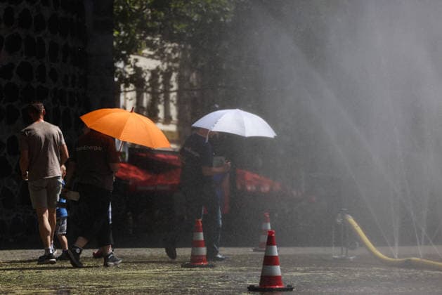 Heatwave in Germany: impressions from Cologne