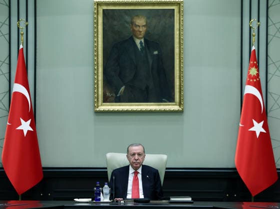 Turkey: President Recep Tayyip Erdogan chairs a cabinet meeting in Ankara