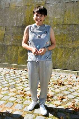 TV: Francine Jordi attends a photo shoot as a guest on the ZDF-Service programme *Volle Kanne*