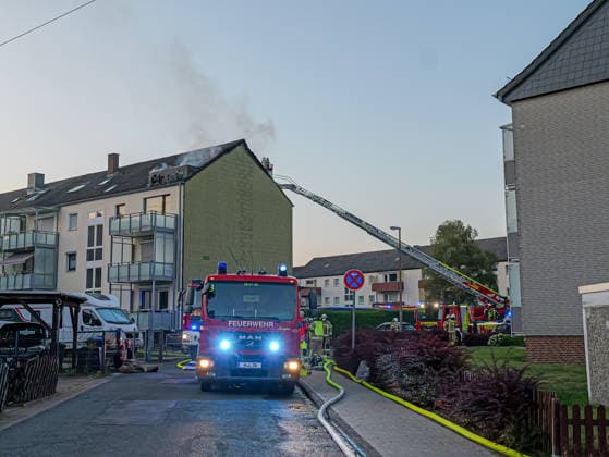 Lower Saxony, flat fire in Lehrte