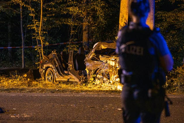 Hesse: Fatal accident on a forest road between Frankfurt am Main and Neu-Isenburg
