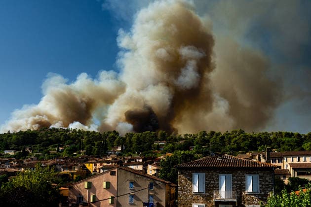 France, wildfires in Camps-la-Source