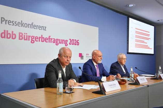 Berlin: dbb Beamtenbund und Tarifunion presents a public sector citizen survey
