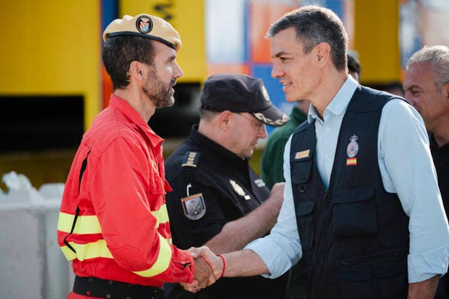 Spain: Forest fires in the province of Ávila; Pedro Sánchez visits the affected area
