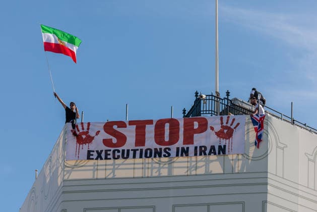 United Kingdom: Protest in London against executions in Iran