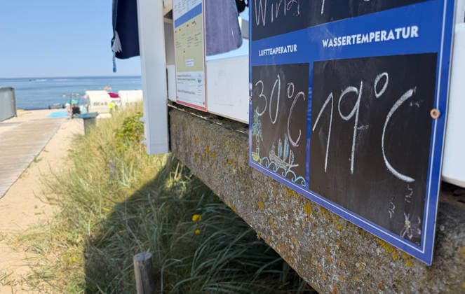 Mecklenburg-Western Pomerania, summer weather on the Baltic Sea in Kühlungsborn