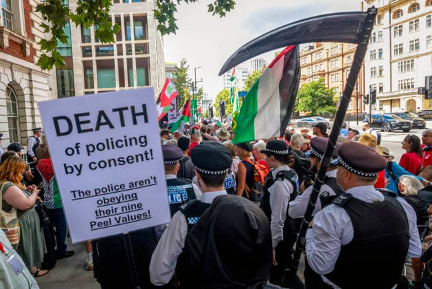 United Kingdom, ‘Defend Our Juries’ protest in London