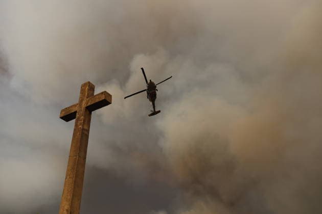 Portugal, forest fires in Vila Real