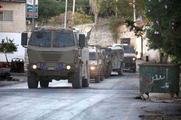 Middle East conflict, West Bank, Israeli army operation in Nablus