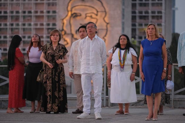 Cuba: Colombian President Gustavo Petro on a state visit to Havana
