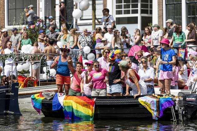 The Netherlands, Pride Parade in Amsterdam