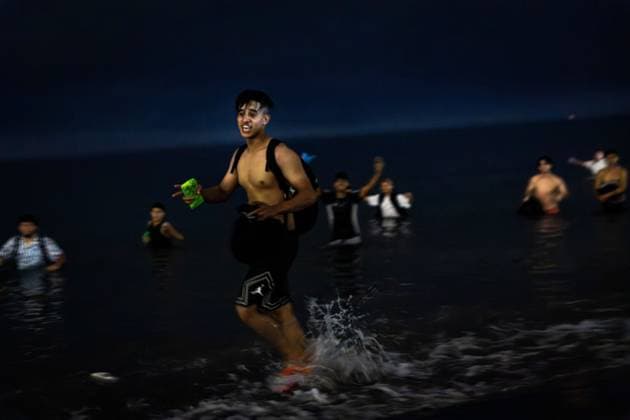 Spain, migrants in Ceuta
