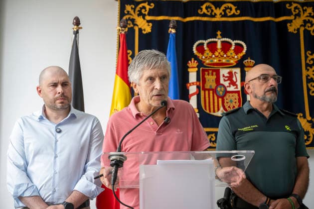 Spain, migrants in Ceuta, press conference by Interior Minister Fernando Grande Marlaska