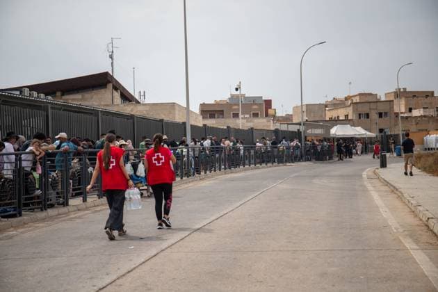 Spain, migrants in Melilla