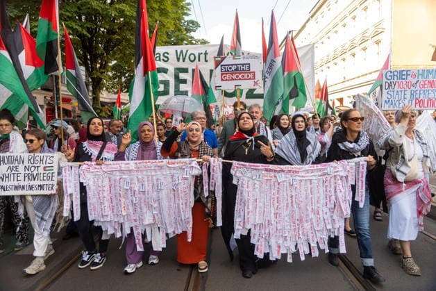Berlin, pro-Palestinian demonstration