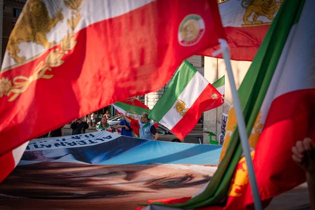 Italy: Demonstration in Rome against the regime in Iran